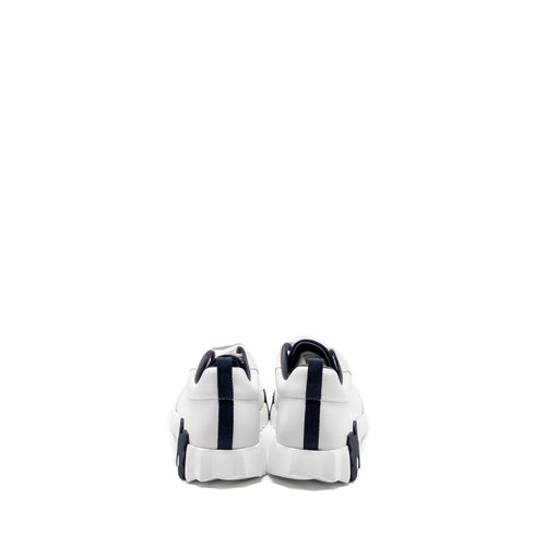 HERMES HOMME BOUNCING SNEAKER LEATHER BLANC/NOIR