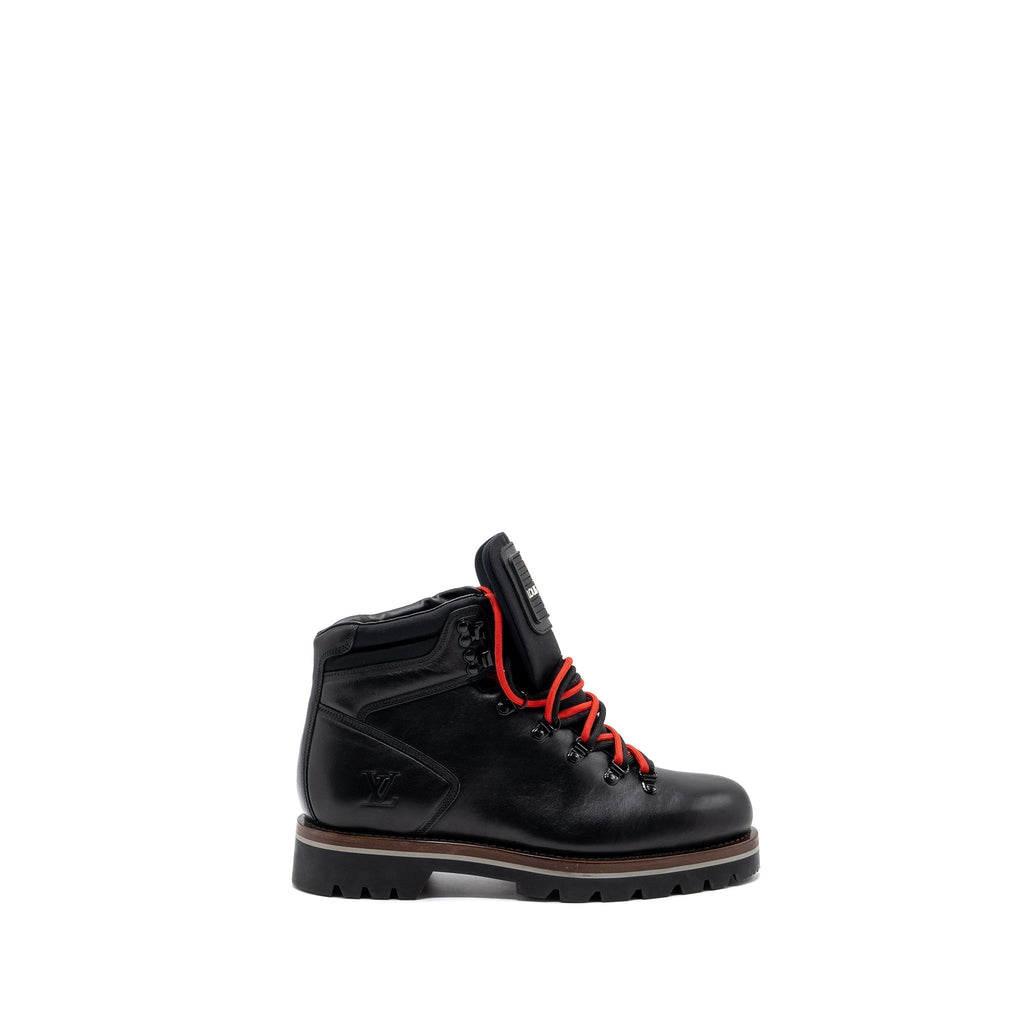 LOUIS VUITTON MEN’S BOOTS LEATHER BLACK/ MULTICOLOUR