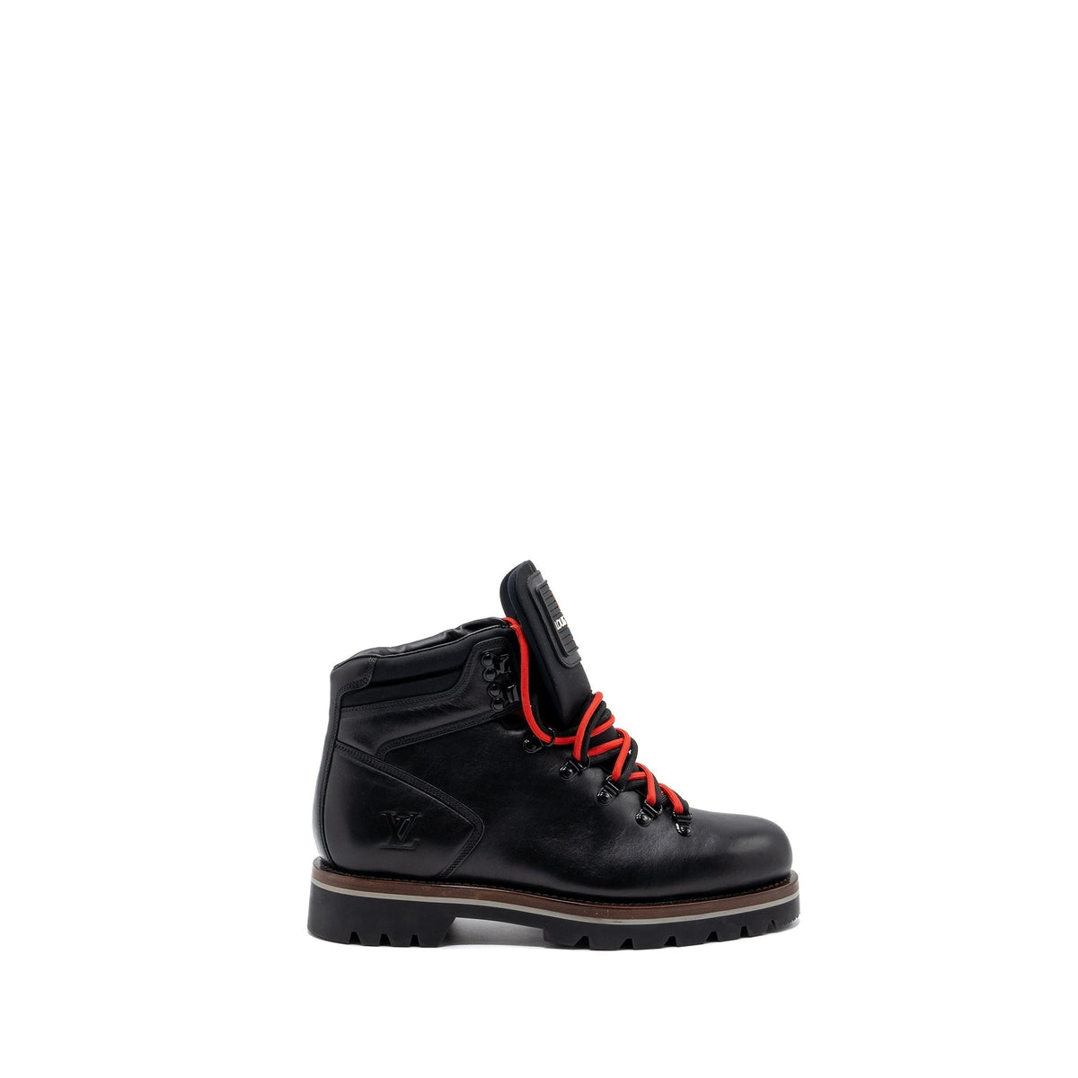 LOUIS VUITTON MEN’S BOOTS LEATHER BLACK/ MULTICOLOUR