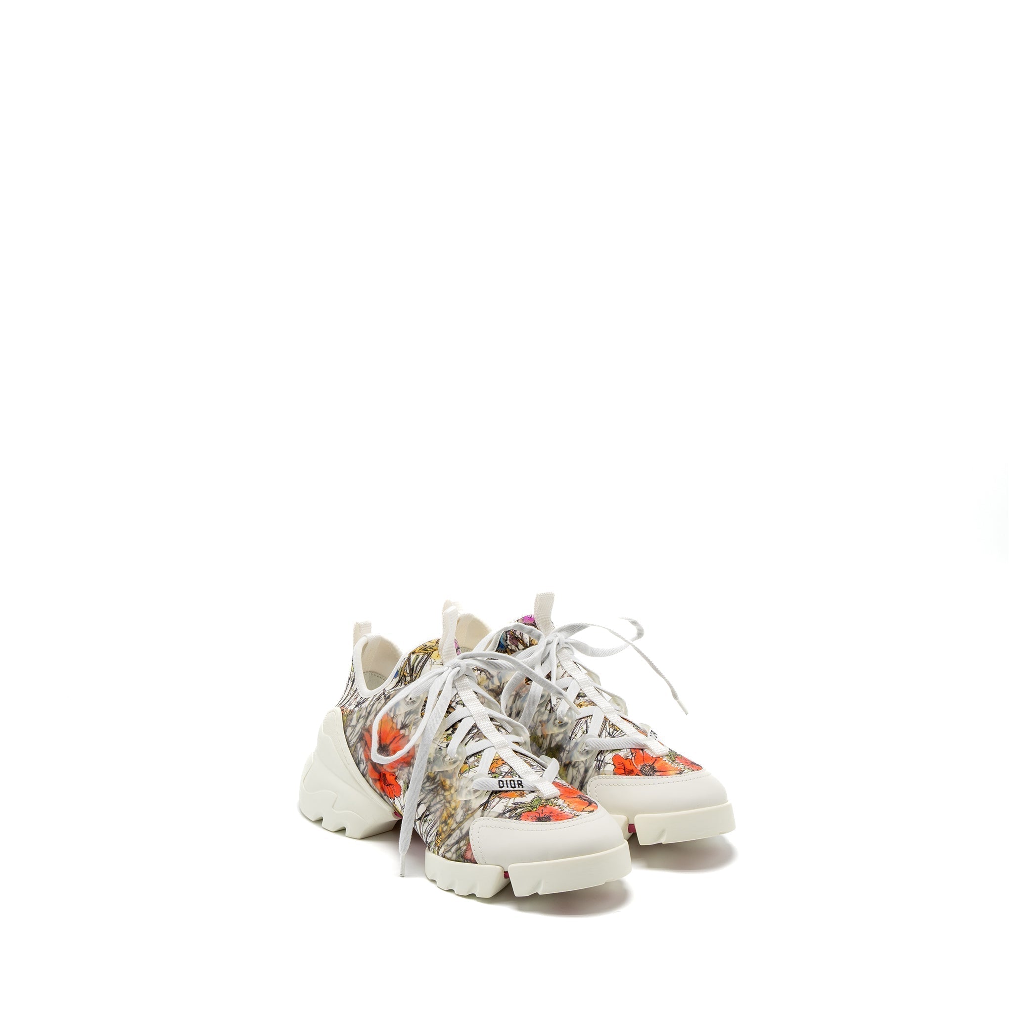 DIOR D-CONNECT SNEAKER FLOWER PRINTED FABRIC MULTICOLOUR