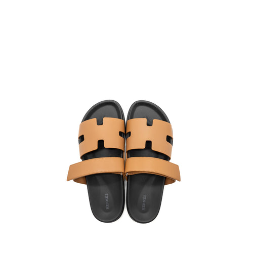 HERMES CHYPRE SANDALS NATUREL