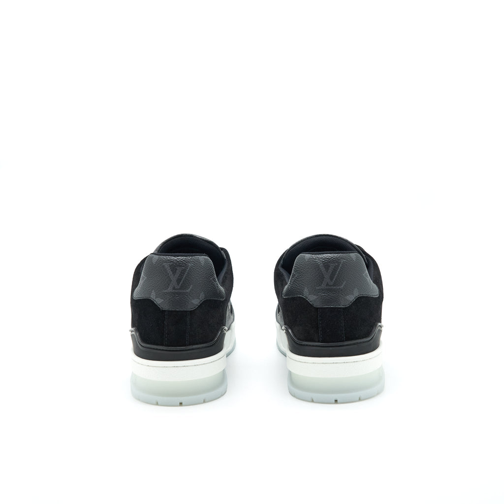 LOUIS VUITTON MEN’S TRAINER SNEAKER MONOGRAM BLACK