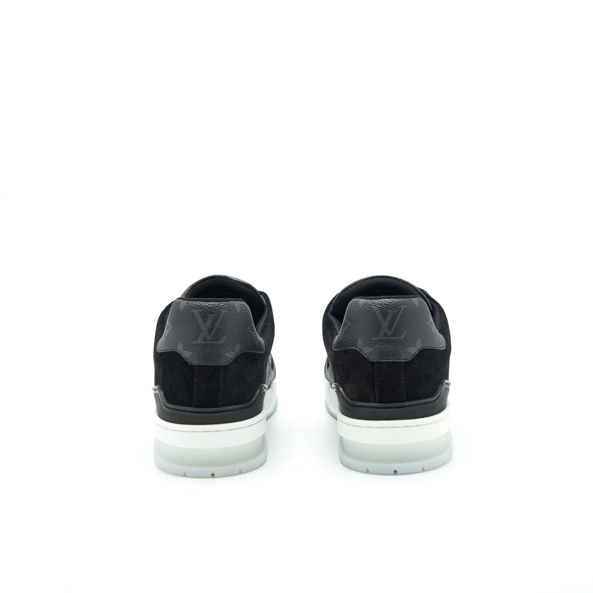 LOUIS VUITTON MEN’S TRAINER SNEAKER MONOGRAM BLACK
