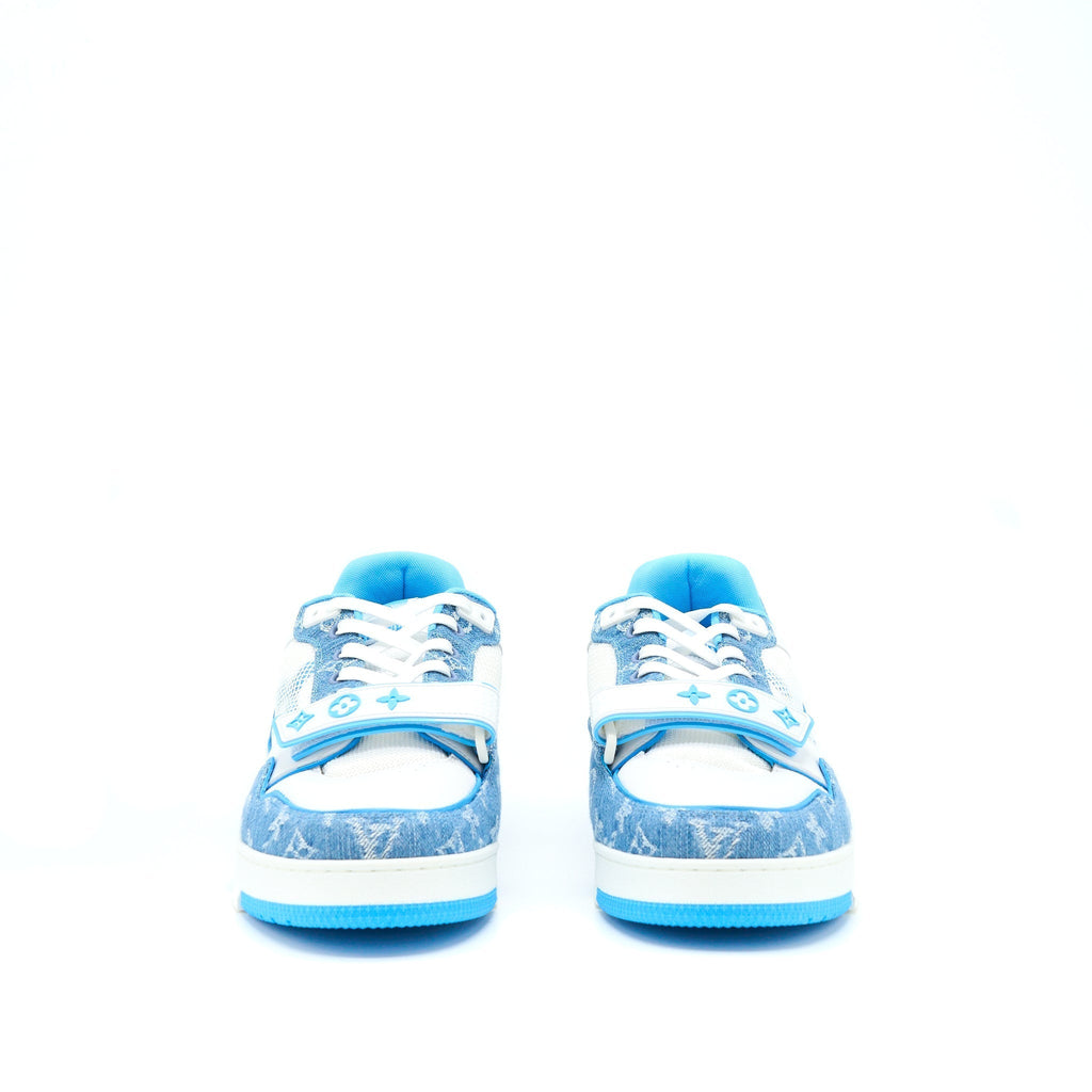 LOUIS VUITTON TRAINER LIMITED EDITION DENIM LIGHT BLUE