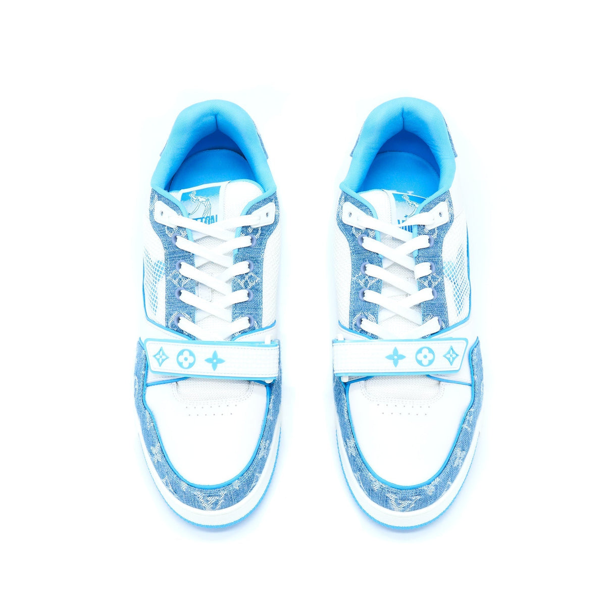 LOUIS VUITTON TRAINER LIMITED EDITION DENIM LIGHT BLUE