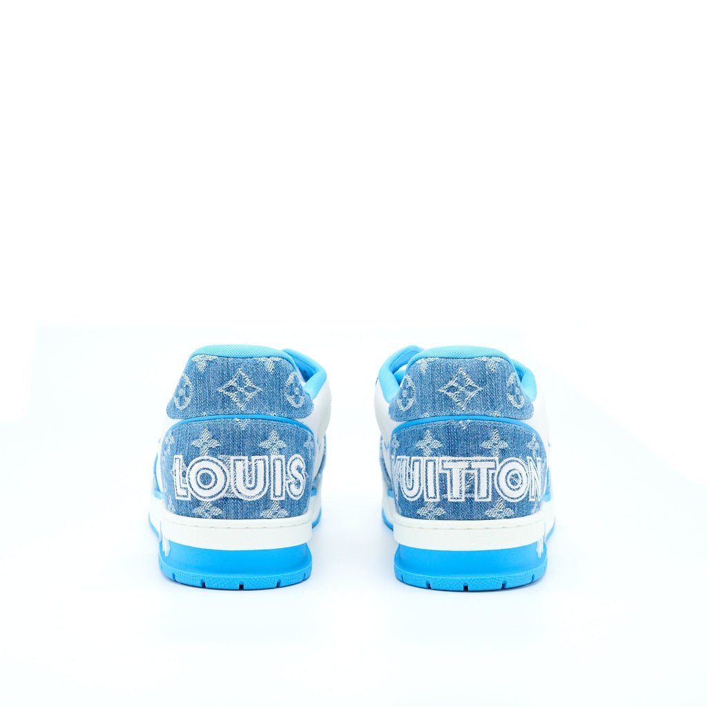 LOUIS VUITTON TRAINER LIMITED EDITION DENIM LIGHT BLUE