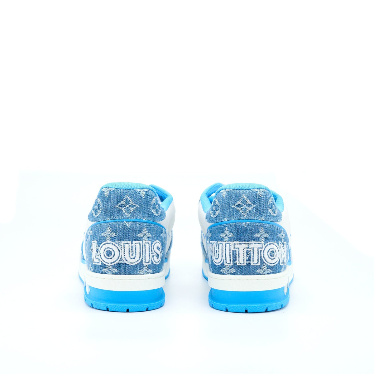 LOUIS VUITTON TRAINER LIMITED EDITION DENIM LIGHT BLUE