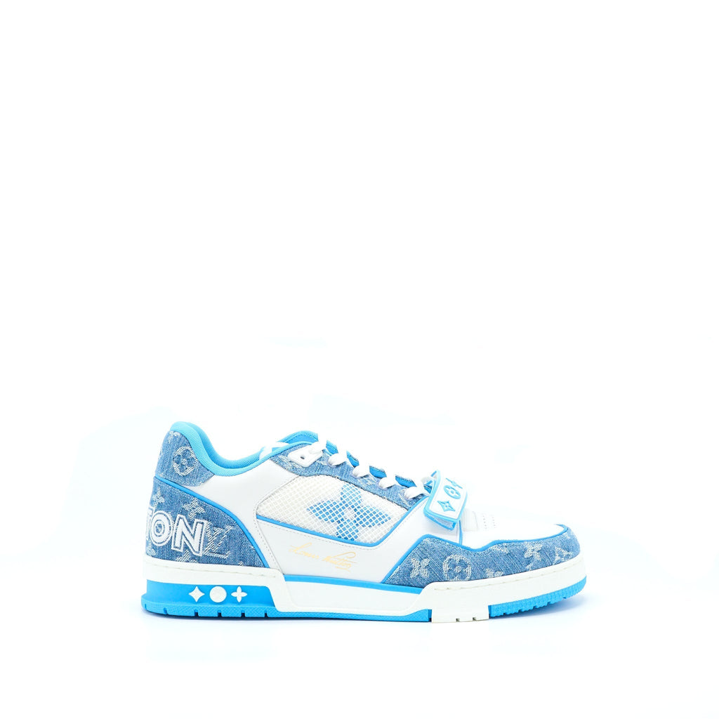 LOUIS VUITTON TRAINER LIMITED EDITION DENIM LIGHT BLUE
