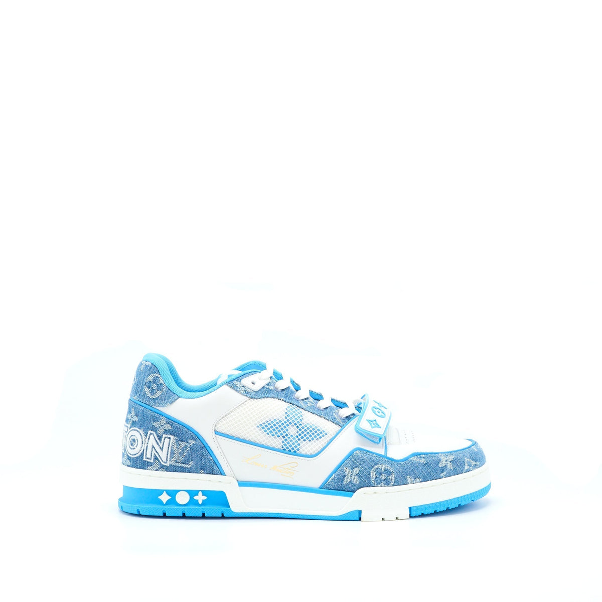 LOUIS VUITTON TRAINER LIMITED EDITION DENIM LIGHT BLUE
