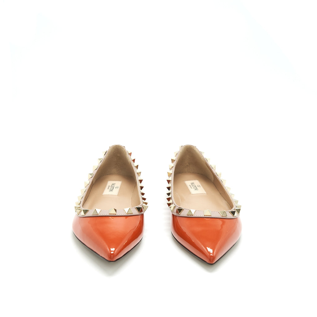 VALENTINO GARAVANI ROCKSTUD BALLERINA SHOES