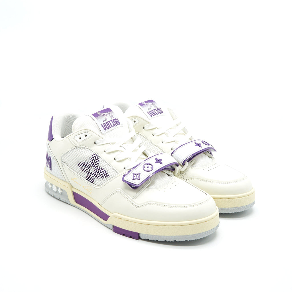 LOUIS VUITTON TRAINER SNEAKER VIOLET MESH