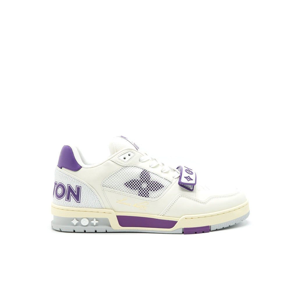 LOUIS VUITTON TRAINER SNEAKER VIOLET MESH