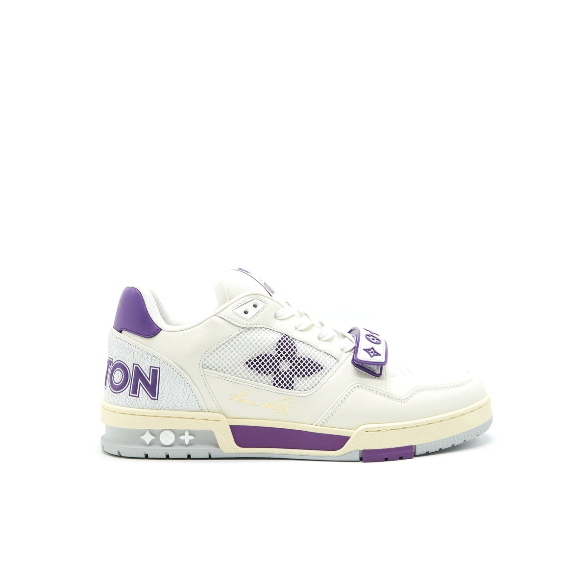 LOUIS VUITTON TRAINER SNEAKER VIOLET MESH
