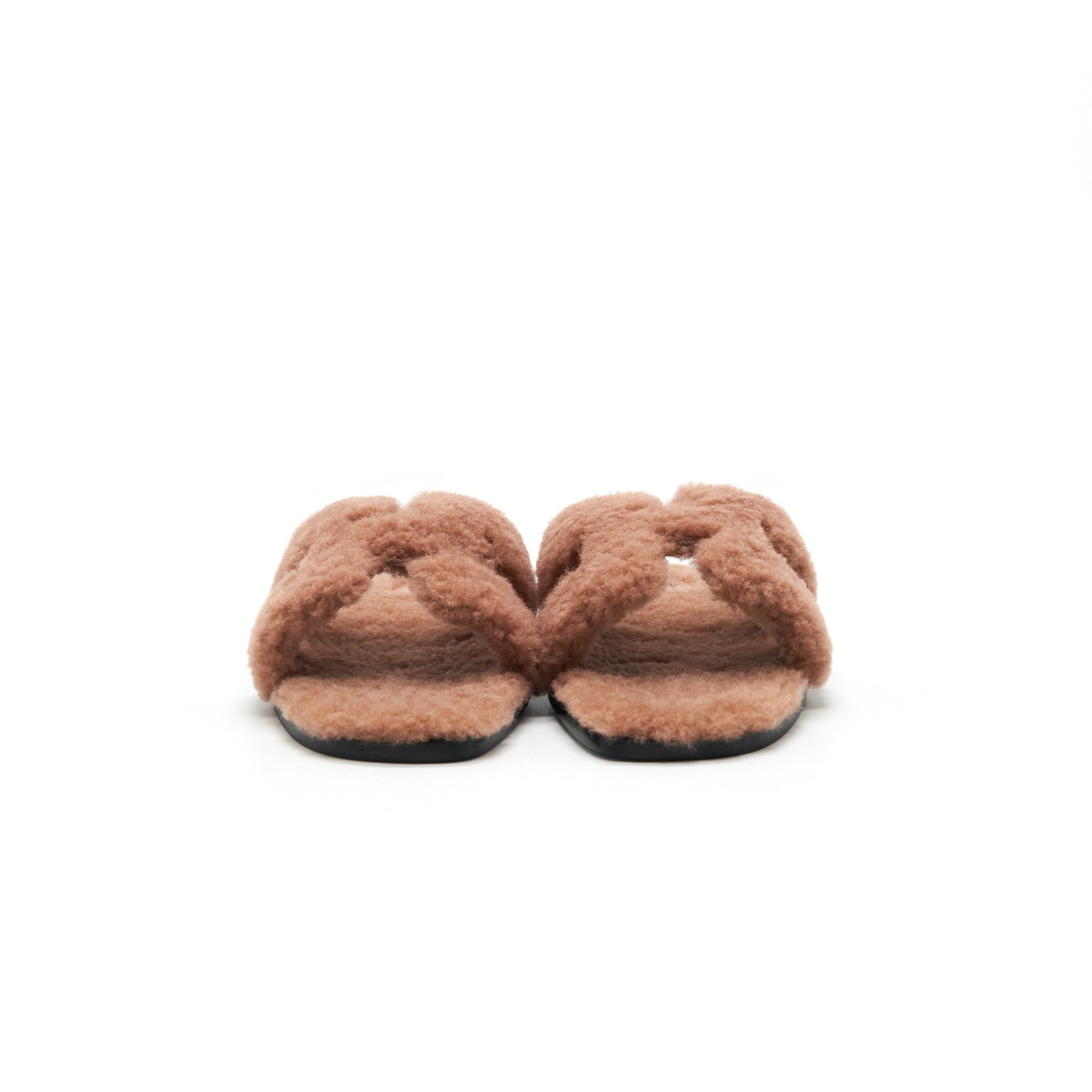 HERMES SANDAL ORAN PEAU LANIENEE ROSE AUBE