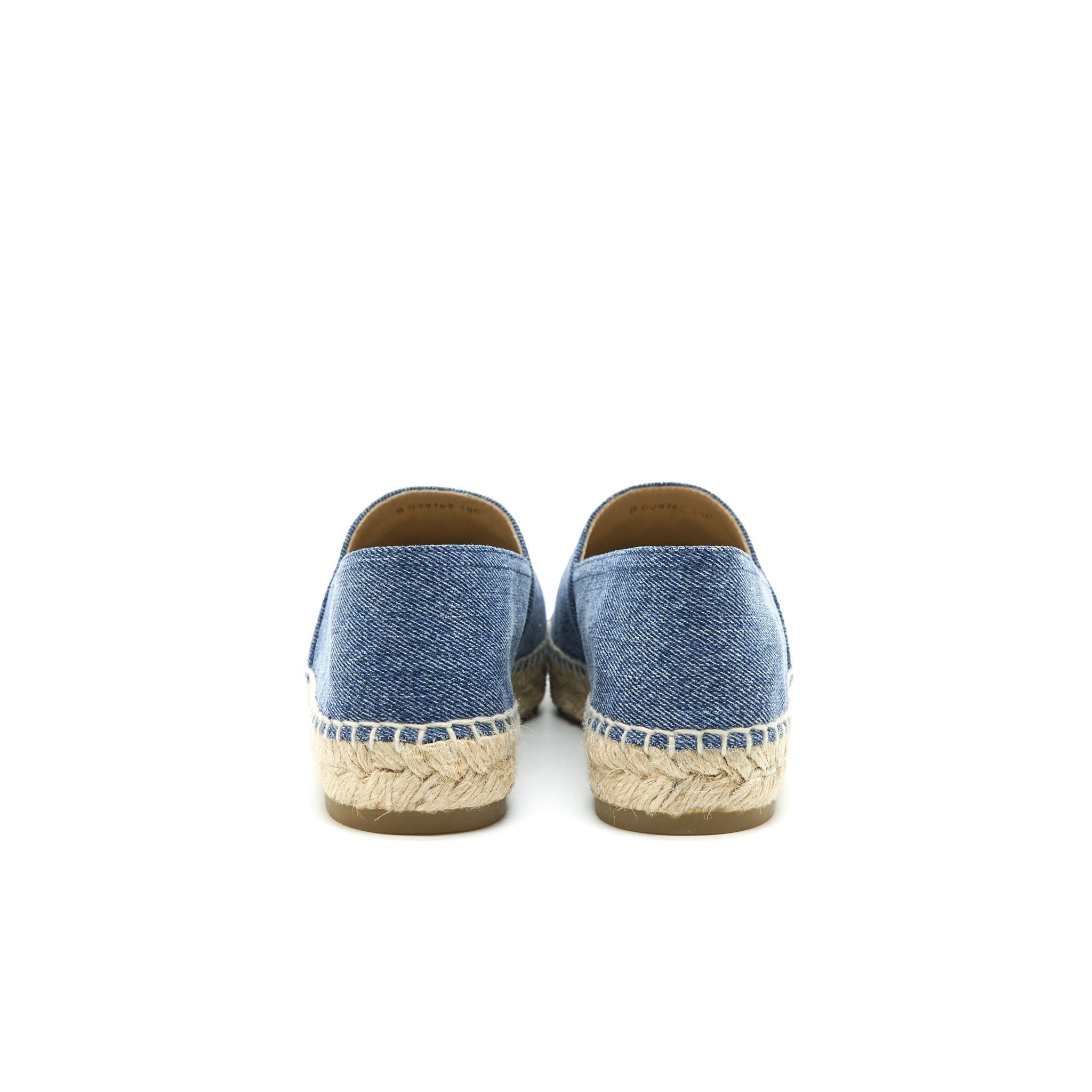 CHANEL ESPADRILLES IN DENIM AND BLACK