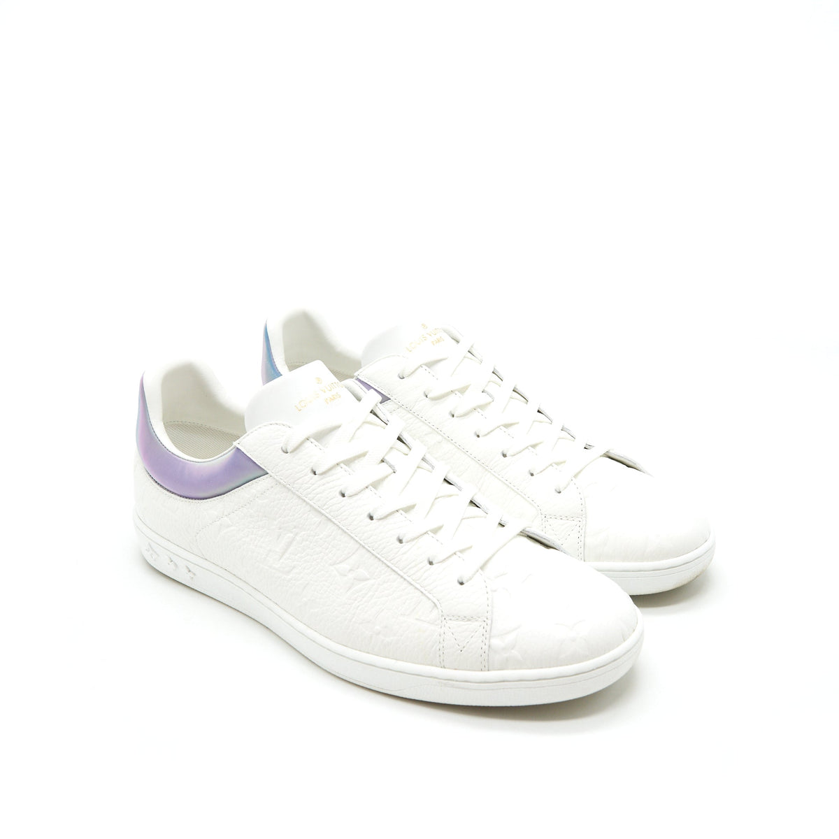 LOUIS VUITTON MEN'S SNEAKER LUXEMBOURG SNEAKER WHITE MONOGRAM