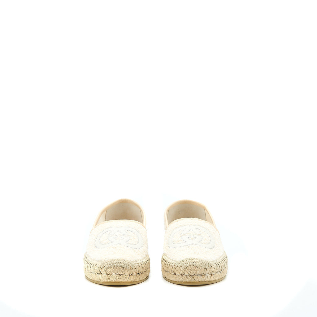 GUCCI ESPADRILLES COTTON / TWEED WHITE