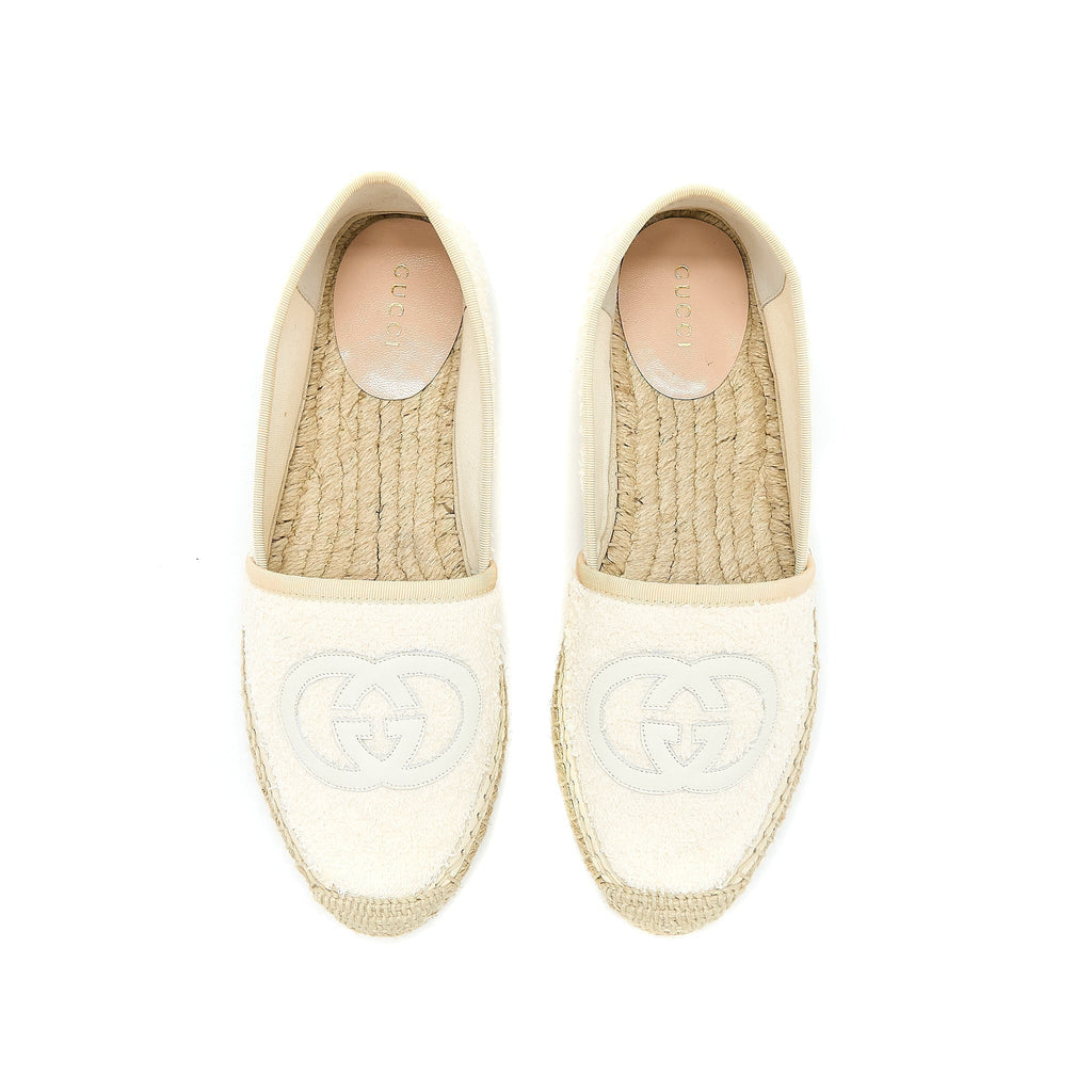 GUCCI ESPADRILLES COTTON / TWEED WHITE