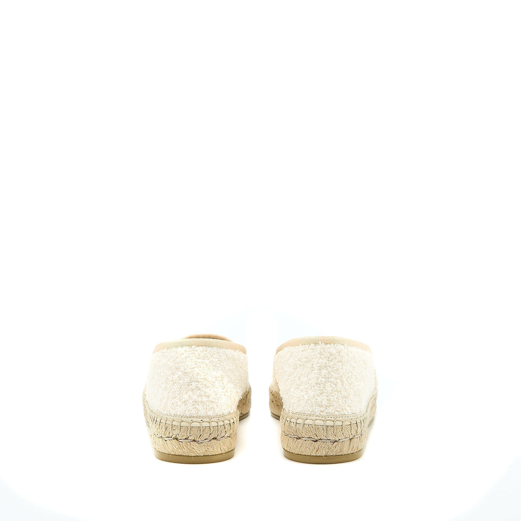 GUCCI ESPADRILLES COTTON / TWEED WHITE