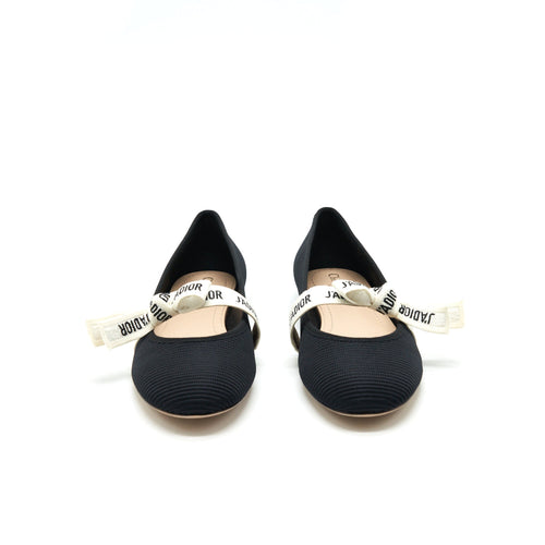 DIOR MISS J'ADIOR BALLET FLAT BLACK