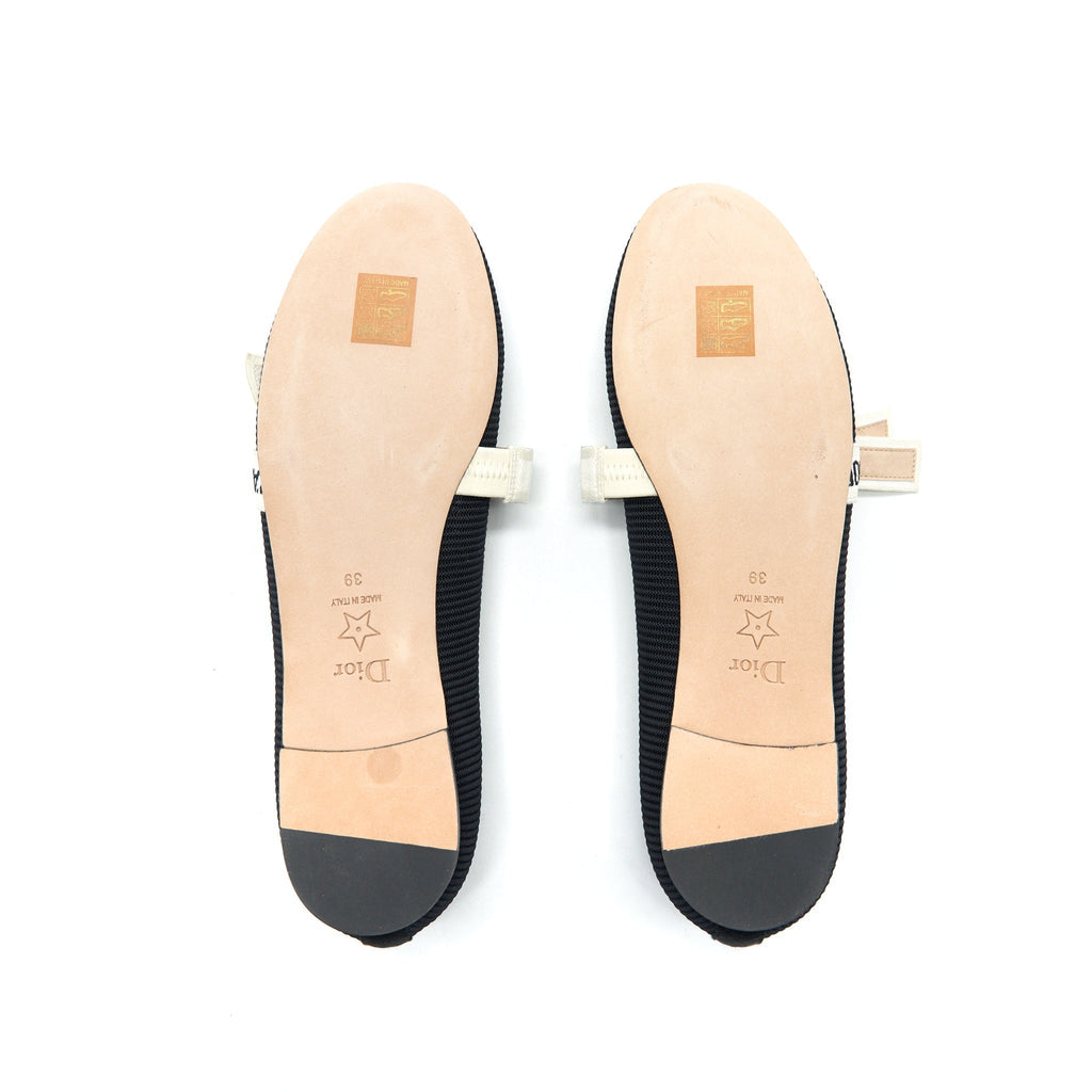 DIOR MISS J'ADIOR BALLET FLAT BLACK