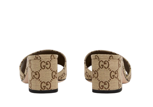 GUCCI PLATFORM SLIDE SANDAL WITH HORSEBIT