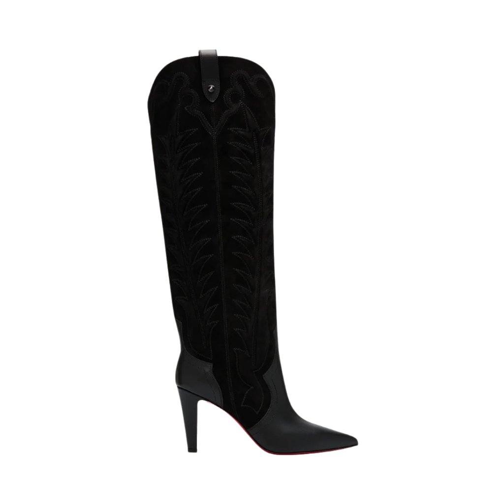 CHRISTIAN LOUBOUTIN SANTIA BOOTS 85 MM