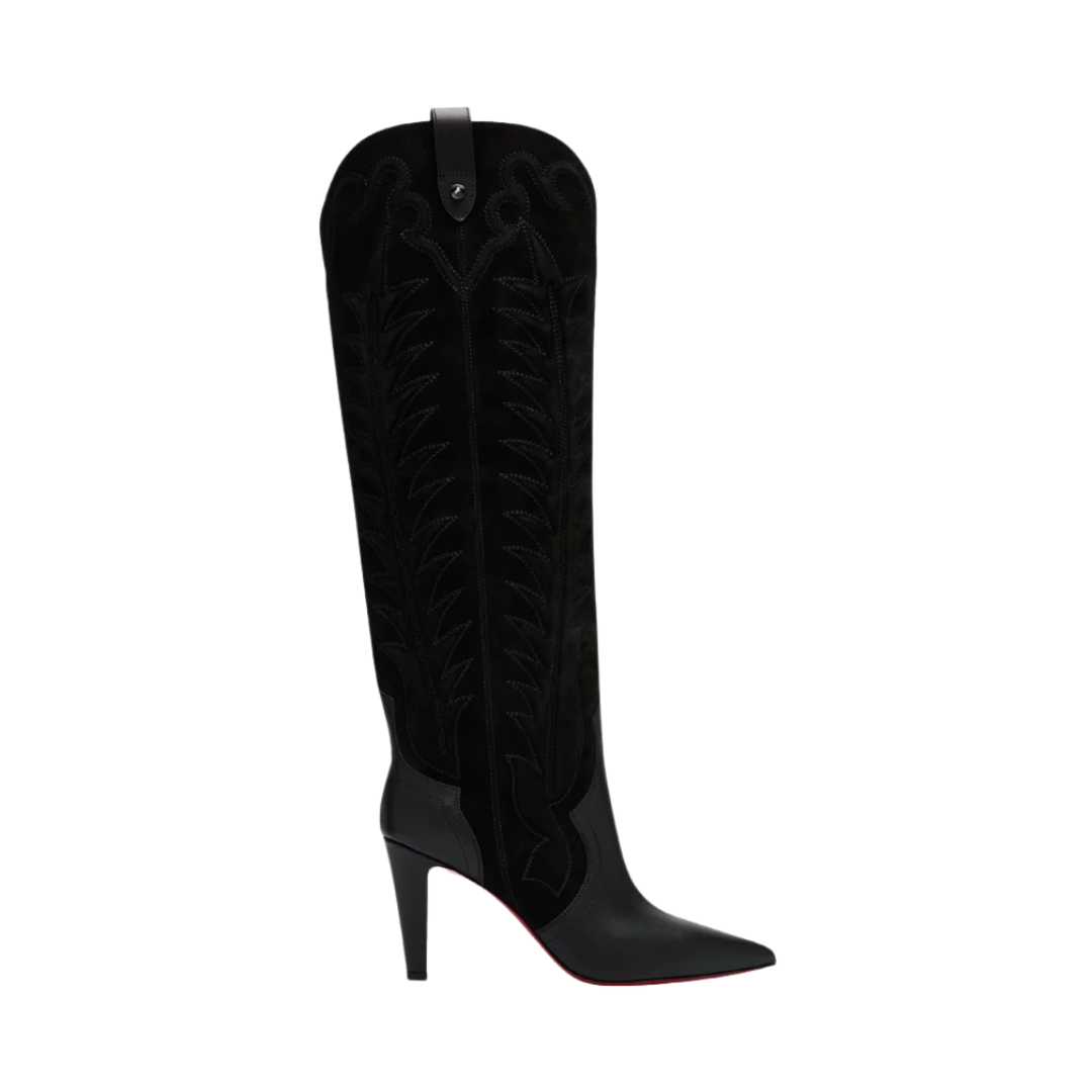 CHRISTIAN LOUBOUTIN SANTIA BOOTS 85 MM