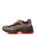 GG SUPREME MONOGRAM MIX MONOGRAM WOMENS RHYTON SNEAKERS BORDEAUX BEIGE EBONY