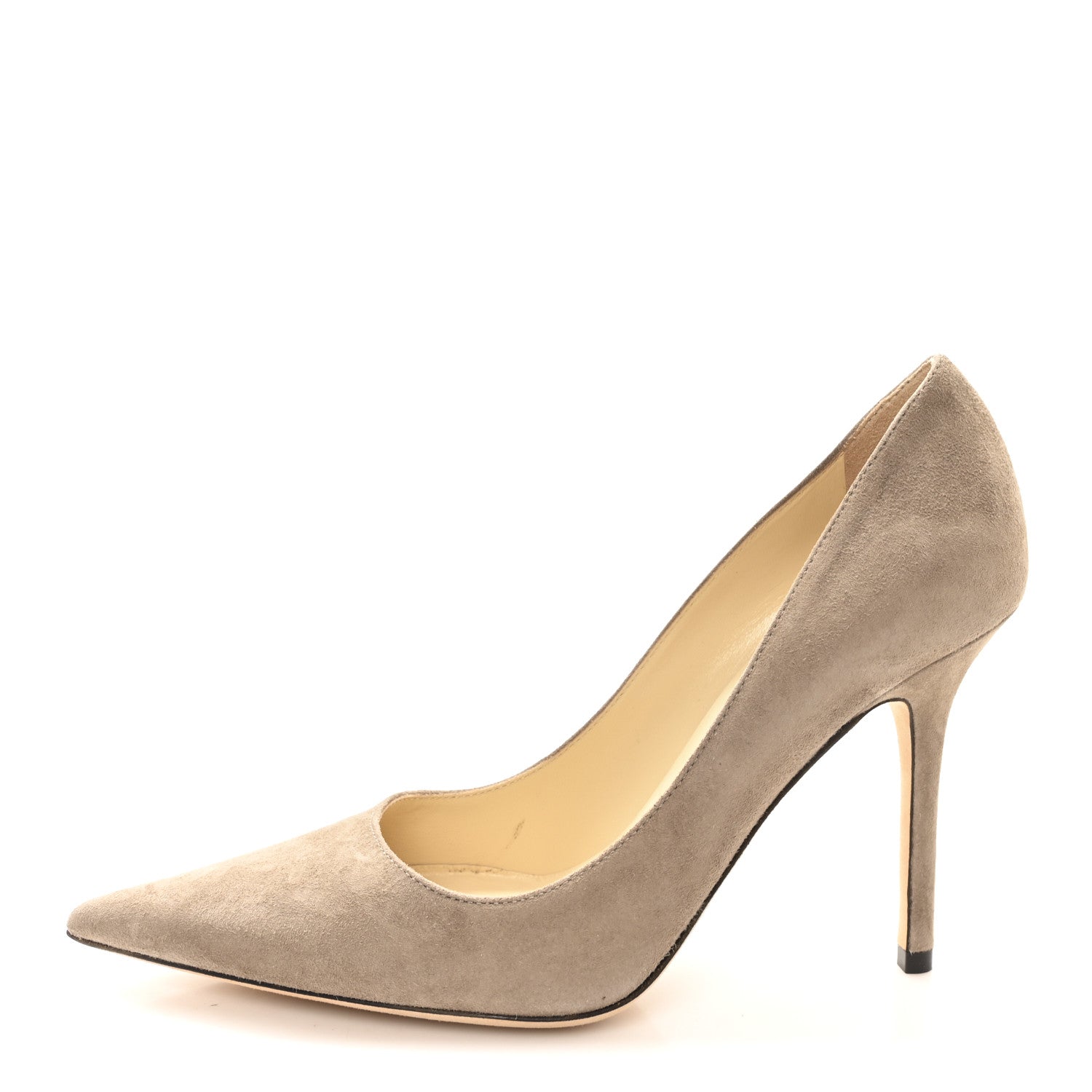 SUEDE POINTY TOE ROMY PUMPS STONE
