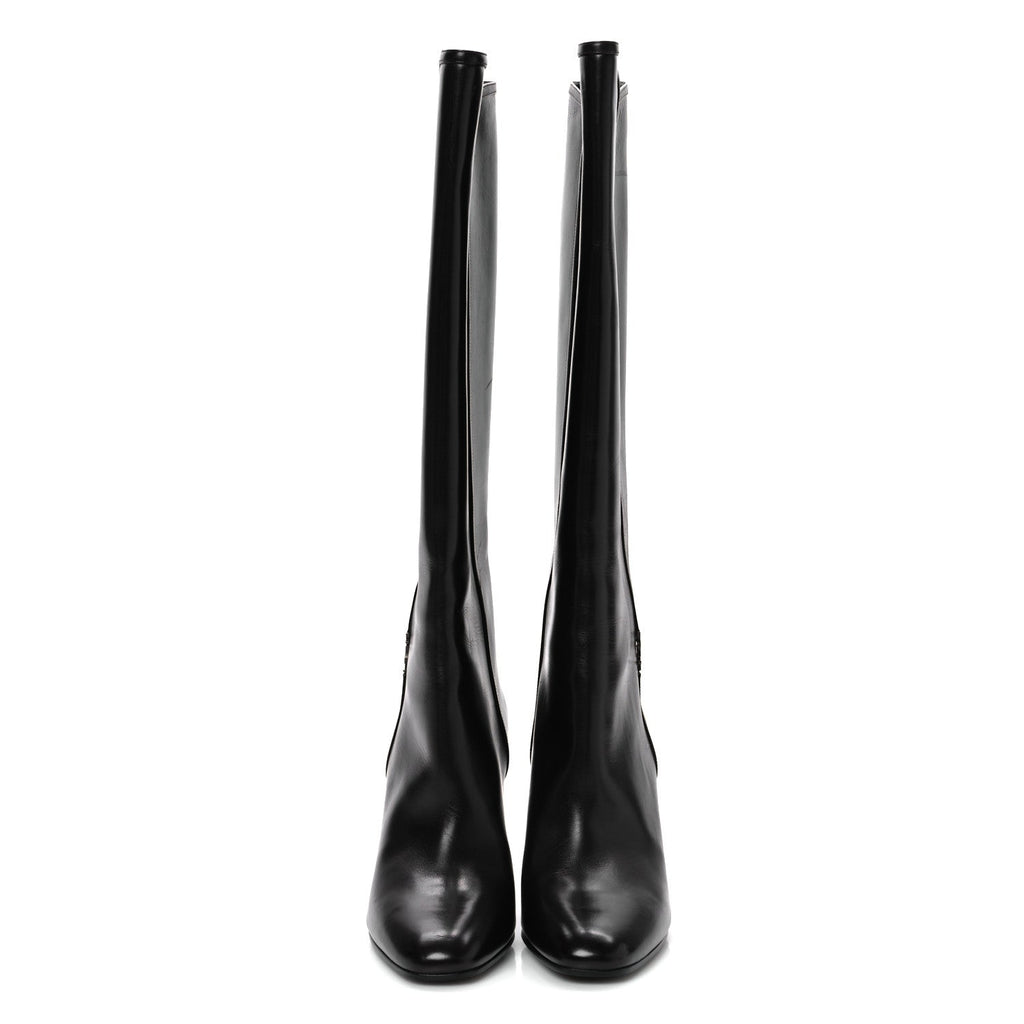 JANE 90 KNEE HIGH BOOTS MOCACCINO