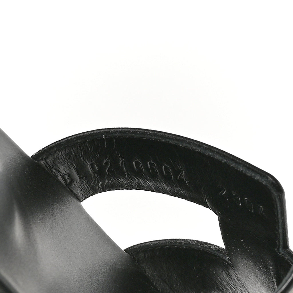 BOX CALFSKIN ORAN SANDALS BLACK