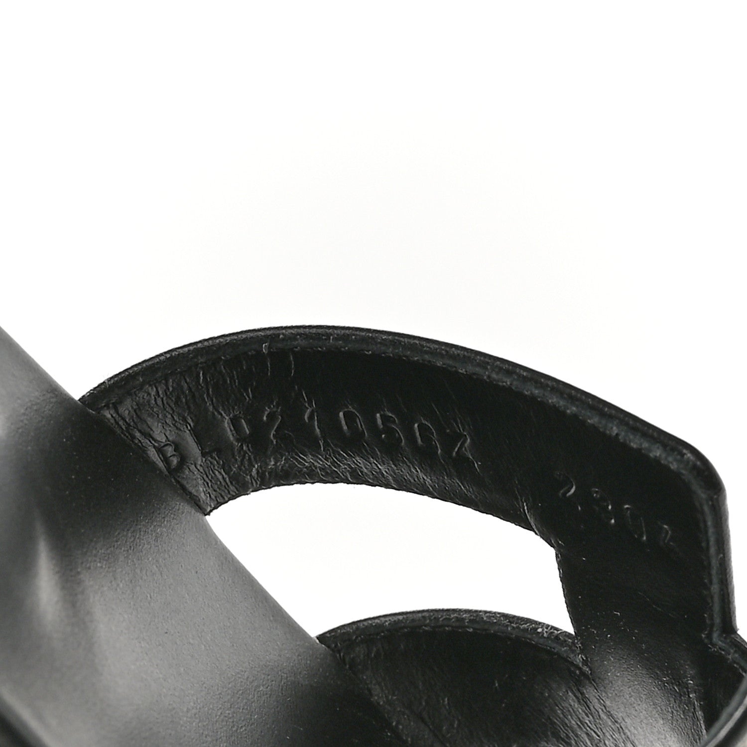 BOX CALFSKIN ORAN SANDALS BLACK