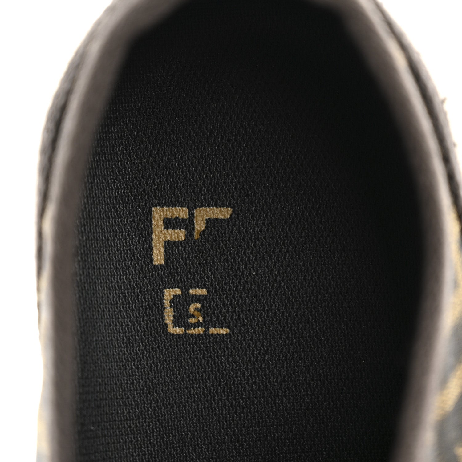 FABRIC JACQUARD FF WOMENS DOMINO LOW TOP SNEAKERS TOBACCO