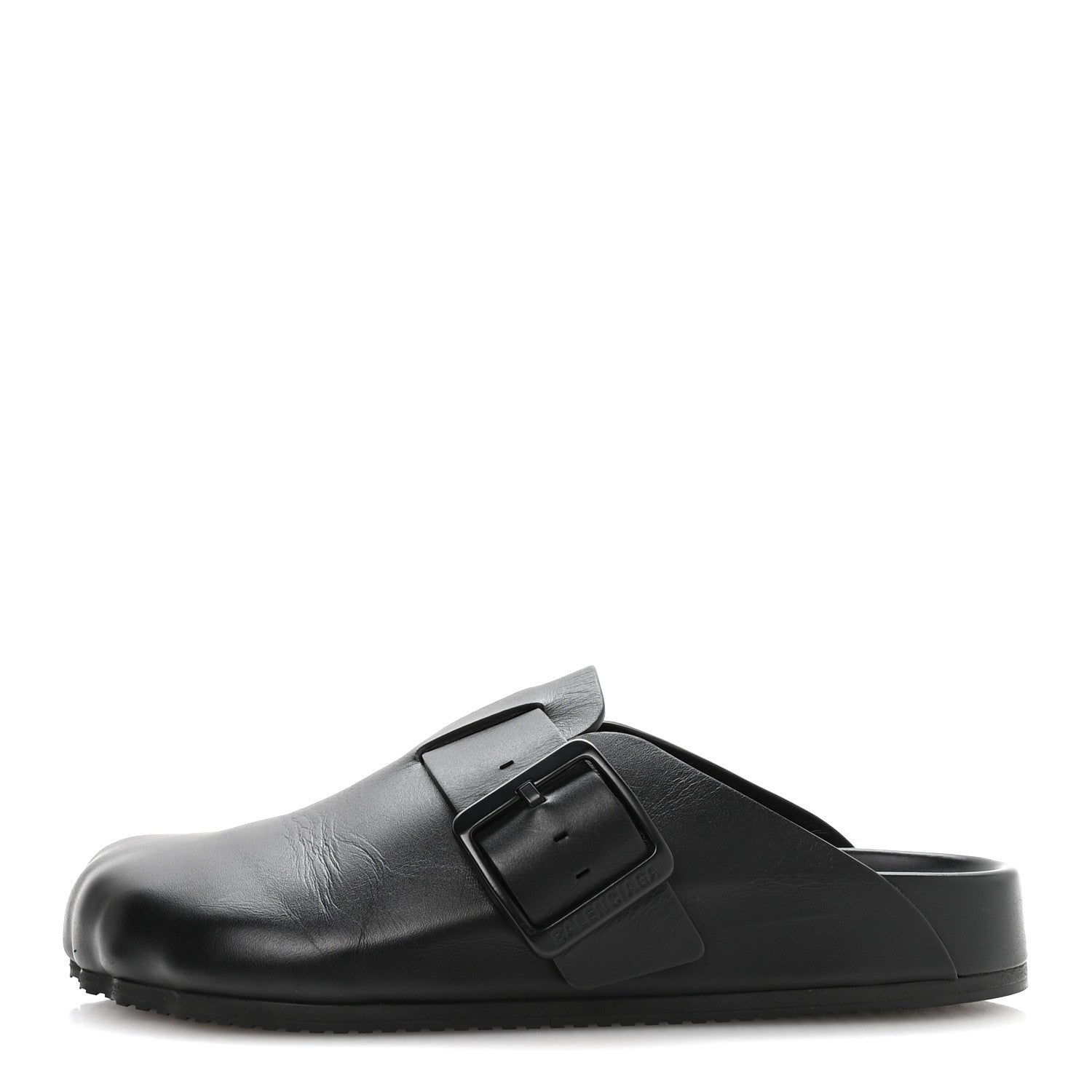 MATTE CALFSKIN SUNDAY MULES BLACK
