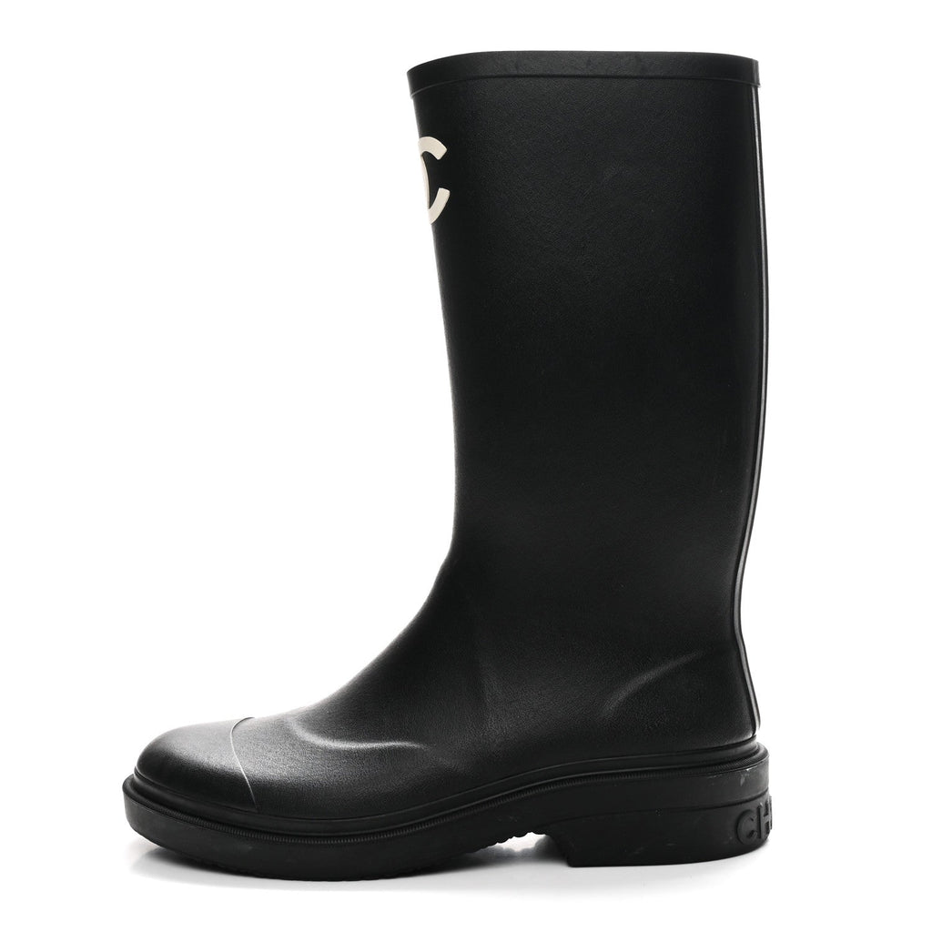 CAOUTCHOUK CC HIGH BOOTS BLACK