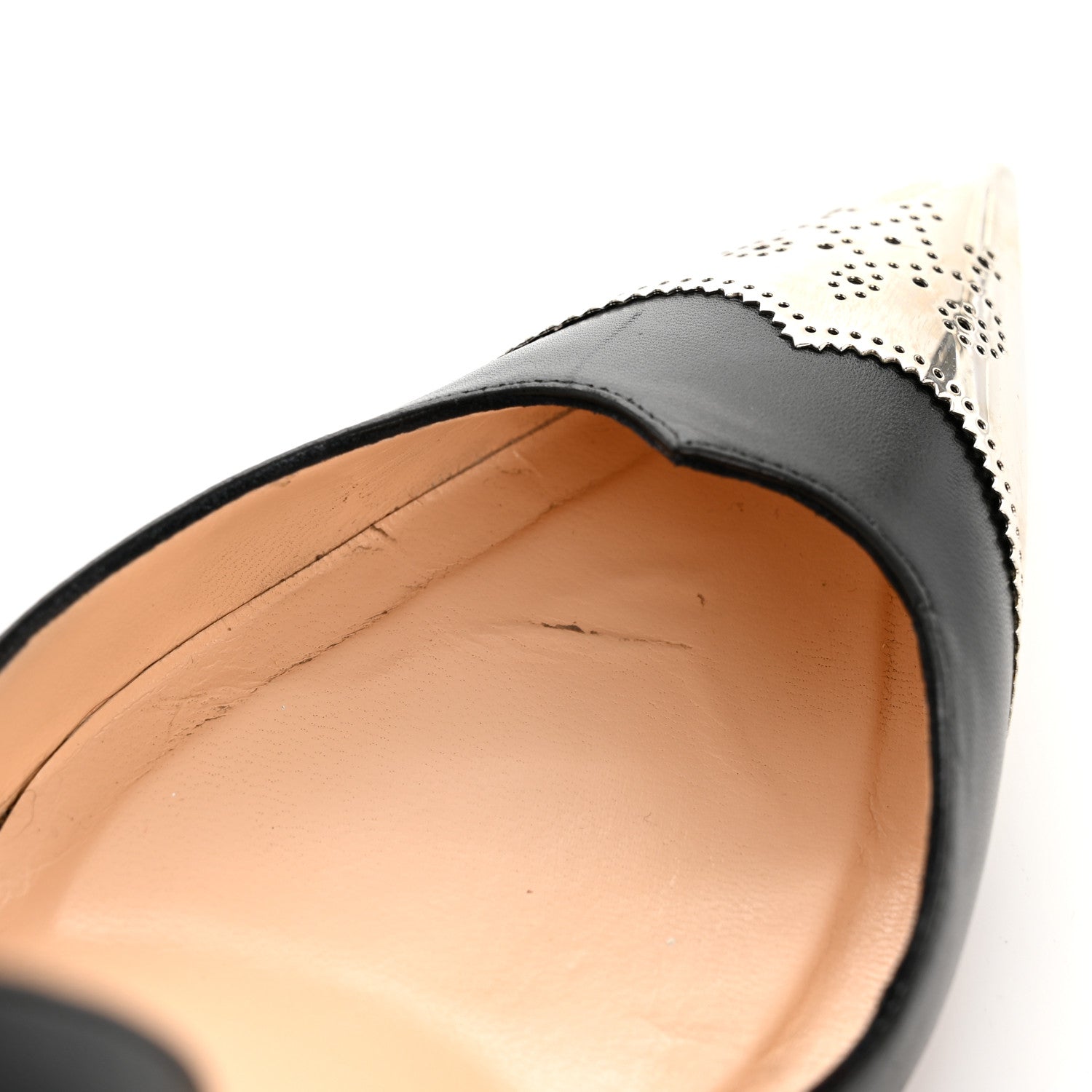 CALFSKIN CALAMIJANE 100 PUMPS BLACK