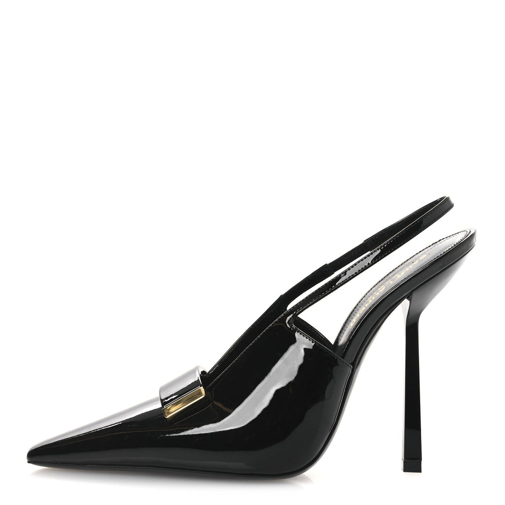 VERNICE GRUPY MADAME 115MM SLINGBACK PUMPS BLACK