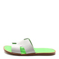 EPSOM MENS IZMIR SANDALS GRIS QUARTZ VERT FLUO