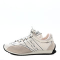 CALFSKIN NYLON WOMENS D-SKETCH SNEAKERS WHITE