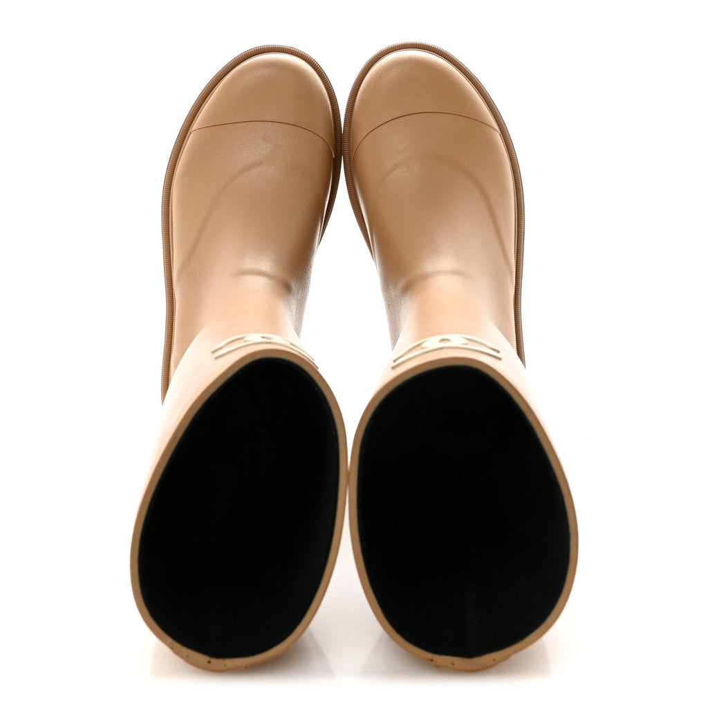 CAOUTCHOUK CC HIGH BOOTS BEIGE