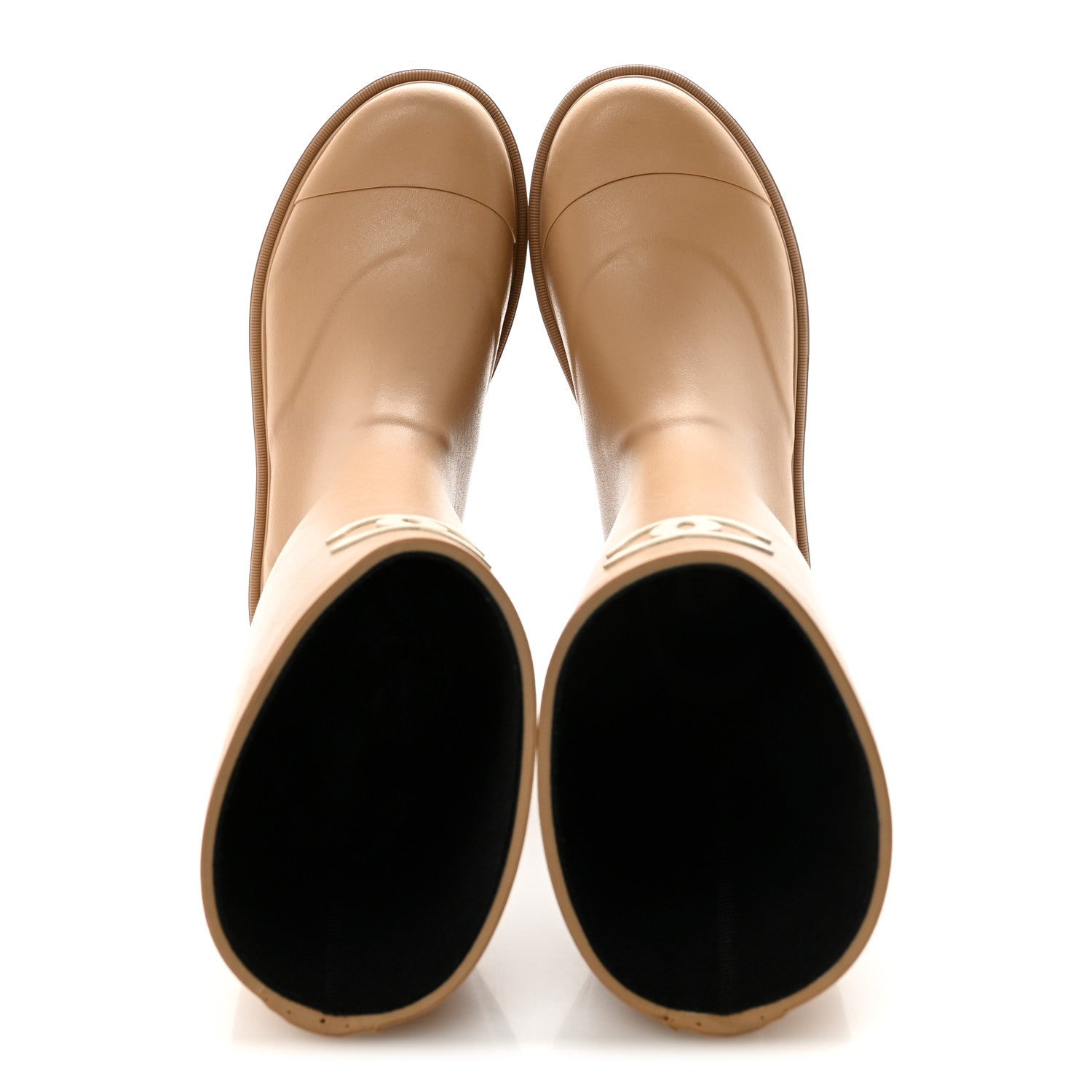 CAOUTCHOUK CC HIGH BOOTS BEIGE
