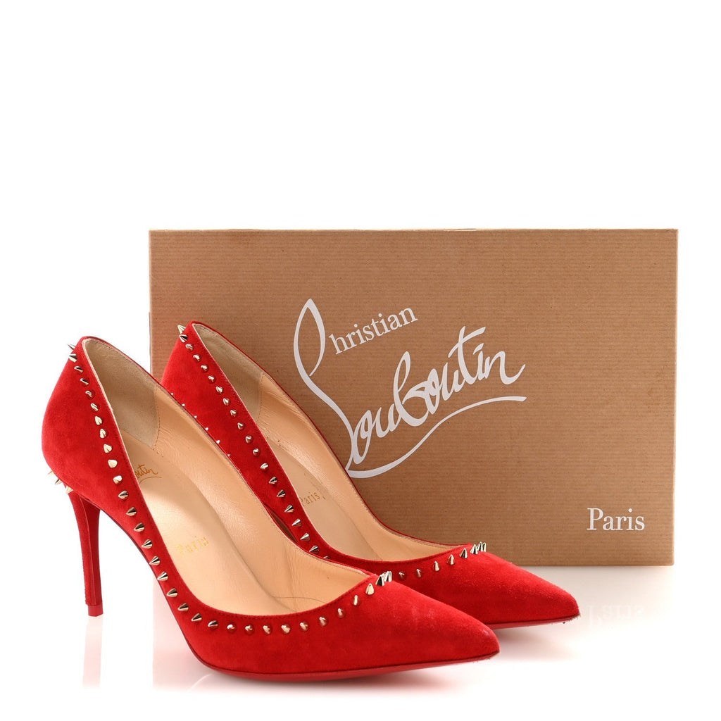 VEAU VELOURS ANJALINA 85 PUMPS LOUBI