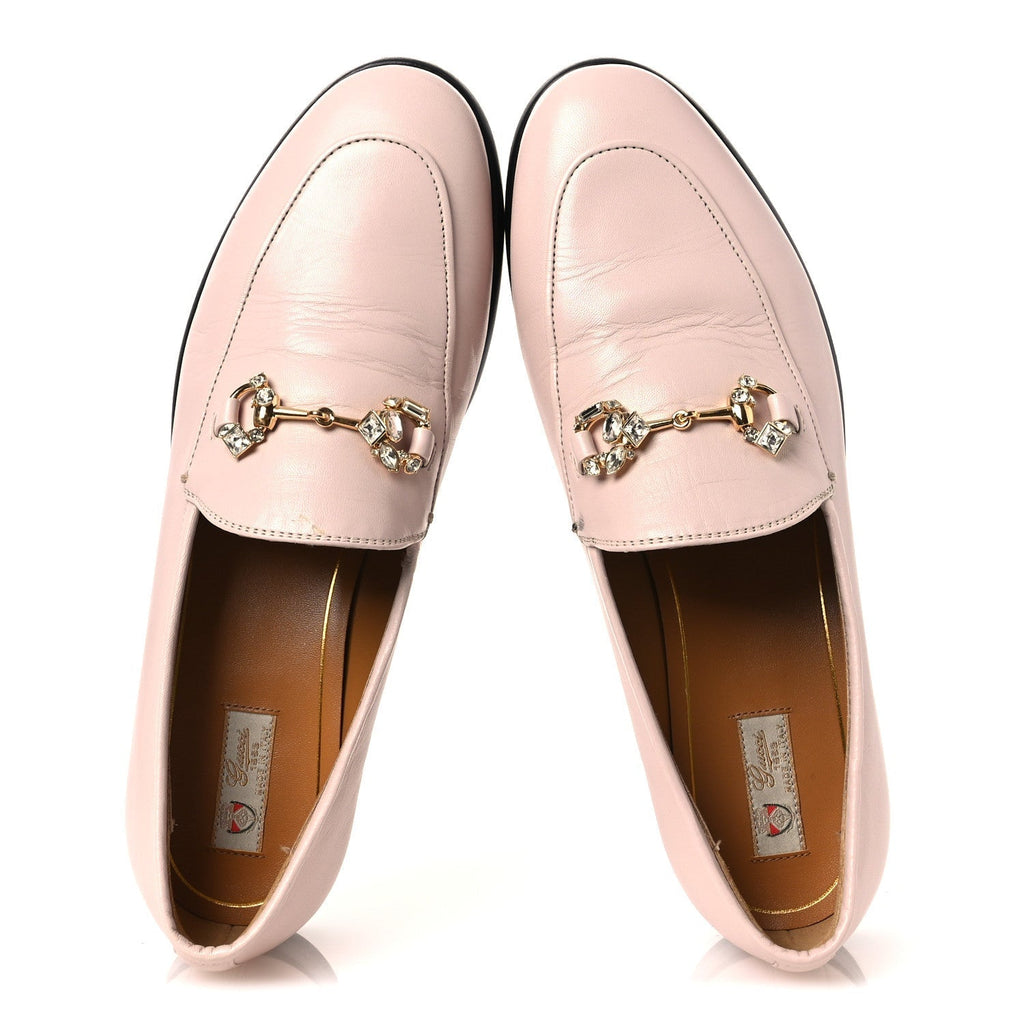 MALAGA KID CRYSTAL HORSEBIT WOMENS JORDAAN LOAFERS PINK HIBISCUS
