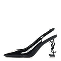 PATENT OPYUM 110 SLINGBACK PUMPS BLACK