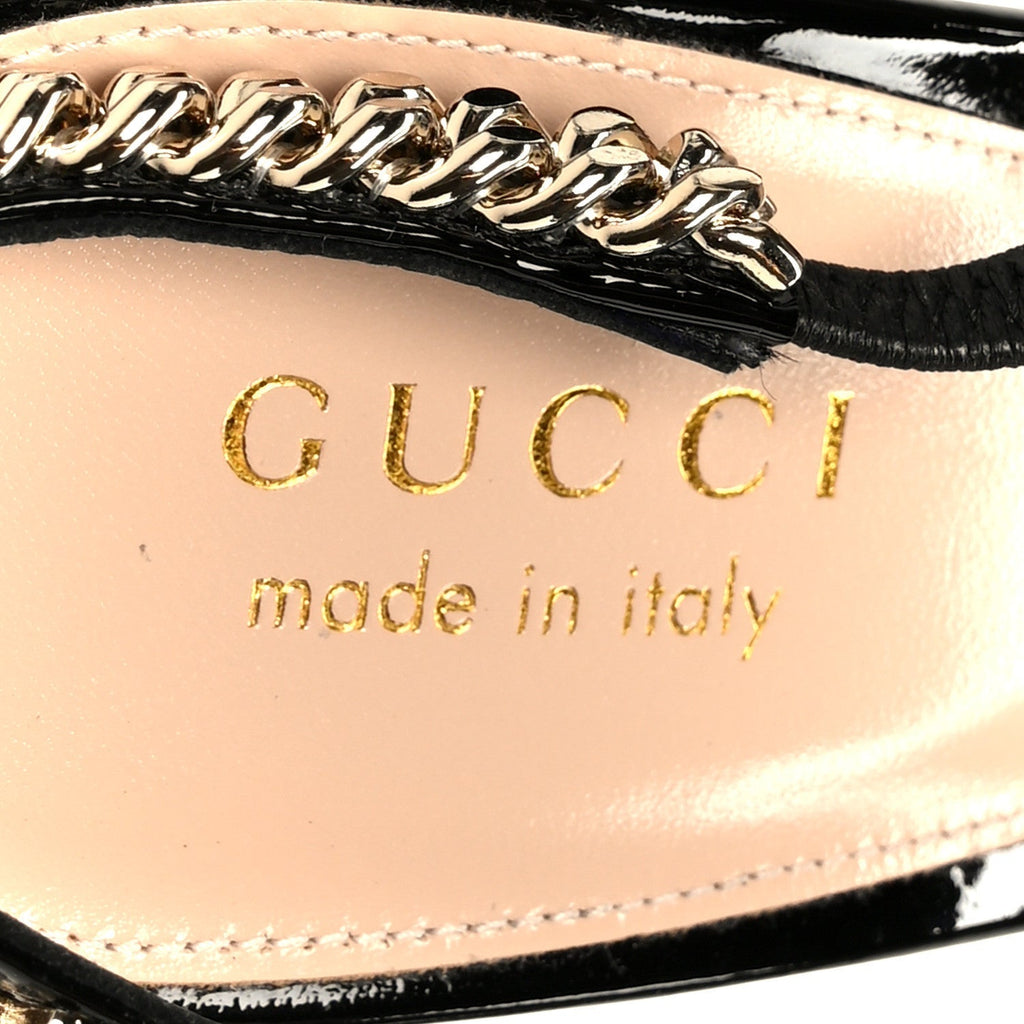 TELA RETINO PATENT SIGNORIA 105MM SLINGBACK PUMPS BLACK