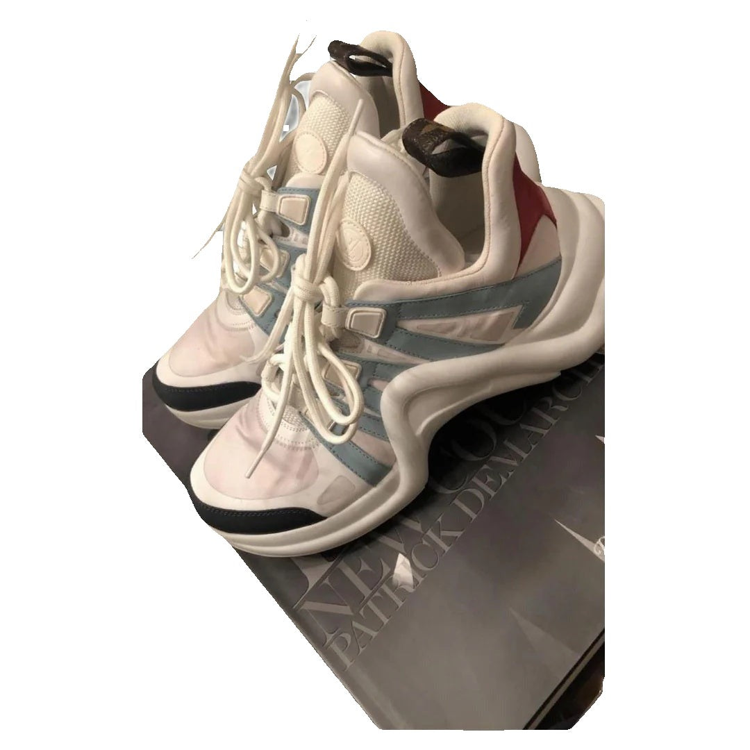 Louis Vuitton LV Archlight Gradient Sneakers - White/Red