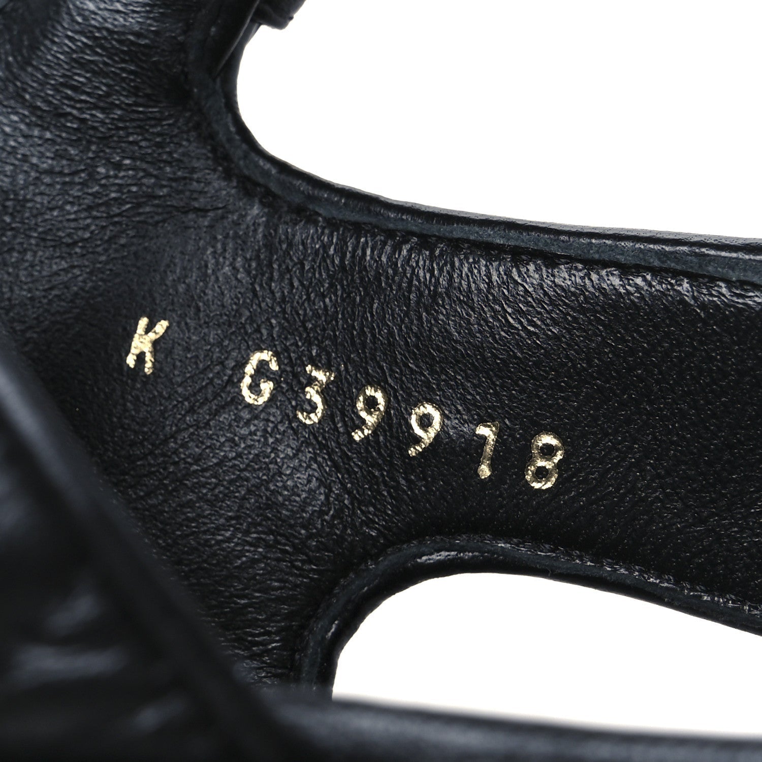 LAMBSKIN QUILTED CC PLATFORM SANDALS BLACK