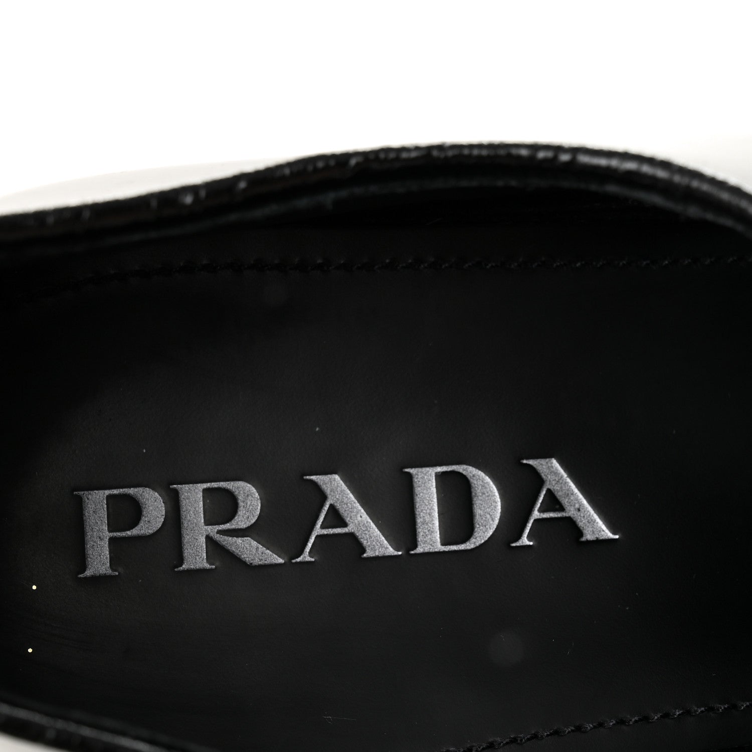 SPAZZOLATO TRIANGLE MENS DERBY LOAFERS BLACK