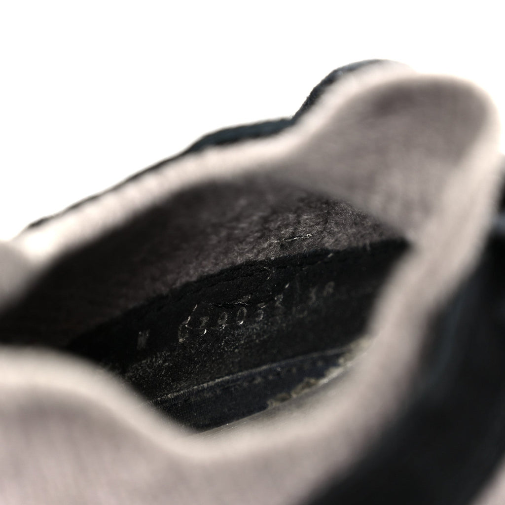 FABRIC SUEDE CALFSKIN CC SNEAKERS GRAY BLACK